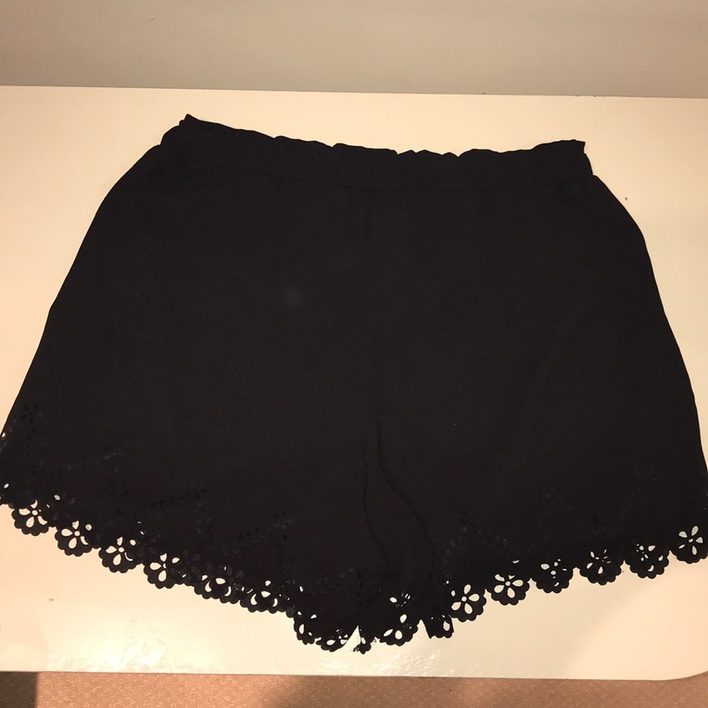 Black High Rise Shorts - Picture 2 of 2